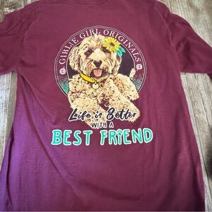 Girlie Girl Originals Maroon Long Sleeve Tee